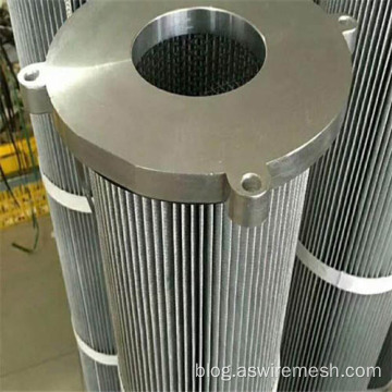 Hydraulic return oil Ultrafilter pleated air filter elements